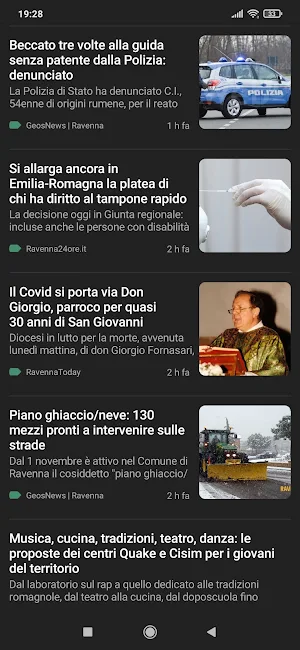 Ravenna notizie Screenshot 2
