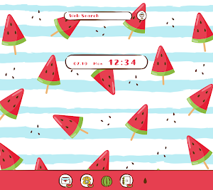 Cute Wallpaper Watermelon Breeze Theme Screenshot 0