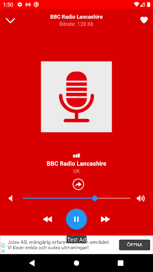 Uk BBC Radio lancashire App Screenshot 0
