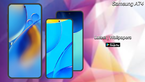 Samsung A74 Launcher Wallpaper Screenshot 3