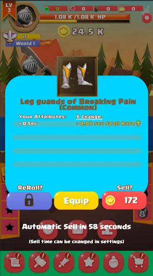 Idle Rpg Games – Hero Trainer Screenshot 2