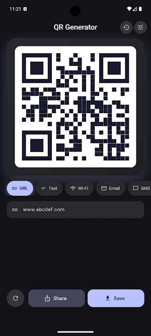 QR Code Generator Screenshot 0