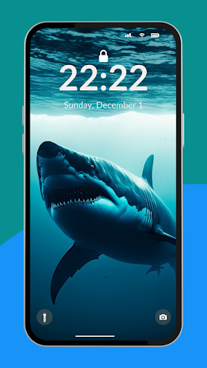 Shark Aesthetic Wallpaper 4K Screenshot 1