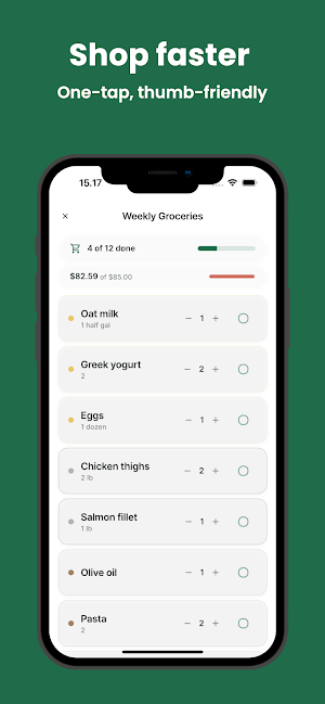 Shopping List Screenshot 2