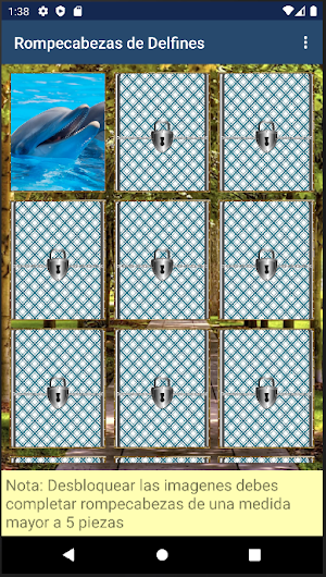 Rompecabezas de Delfines Screenshot 1