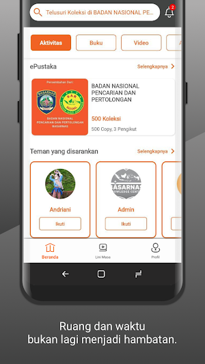 Basarnas Knowledge Center Screenshot 2