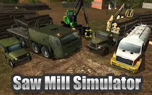 🌲⚙️ Sawmill 🚚 Truck Driver Simulator 3D Screenshot 0