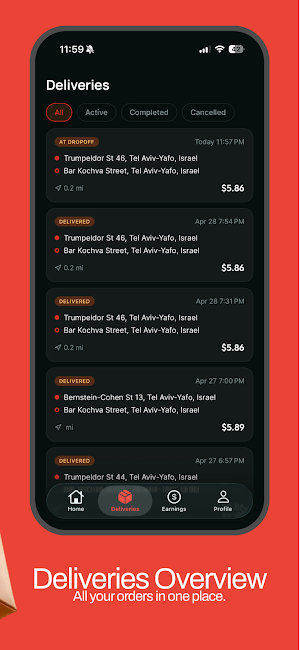 GeShikt Courier Screenshot 3