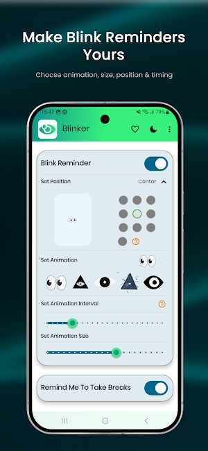 Blinker - Keep your eyes safe Screenshot 2