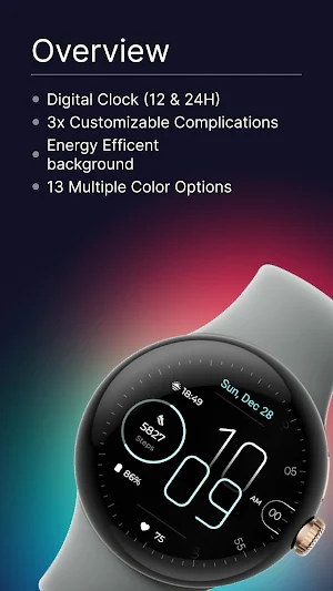 Minimal Dial Watch Face Screenshot 2