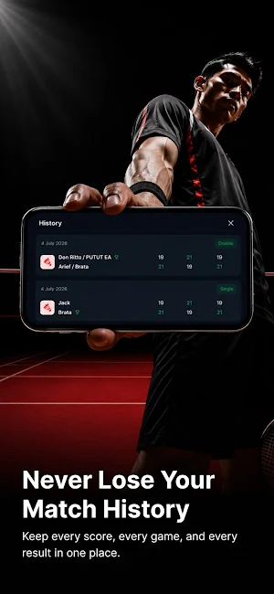ShuttleX: Badminton Scoreboard Screenshot 1