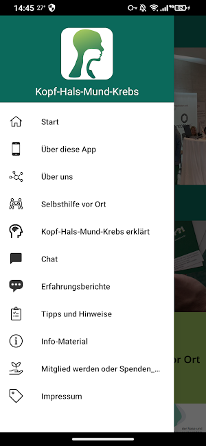 Kopf-Hals-Mund-Krebs Screenshot 2