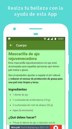 Trucos y Consejos de Belleza Caseros Screenshot 2