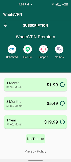 whatsvpn Screenshot 3