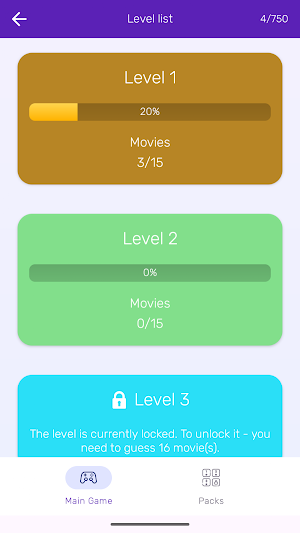 Guess the Movie — Quiz Game Screenshot 3