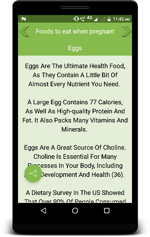 Foods to eat when pregnant Screenshot 2