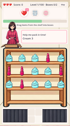 Packing GO GO GO! Puzzle Game Screenshot 2