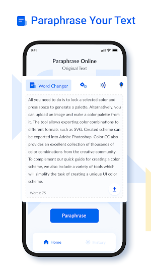 Paraphrase Tool - Ai Writer Screenshot 1