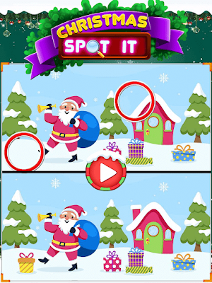 Christmas Spot The Differences Screenshot 0