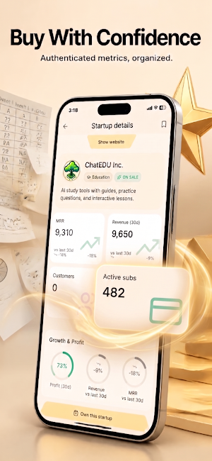 TrustRR - Startups Marketplace Screenshot 2