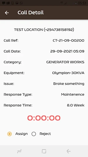 Sahara Contractor App Screenshot 2