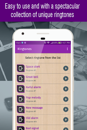 portable ringtones for phone, portable sounds free Screenshot 1