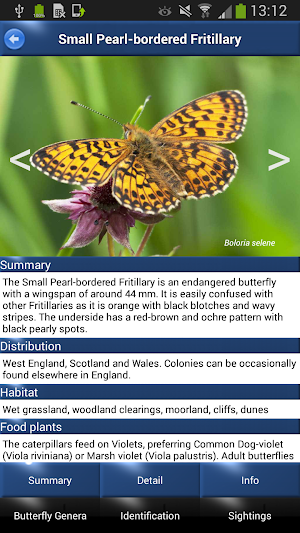 Butterfly Id - British Isles Screenshot 1