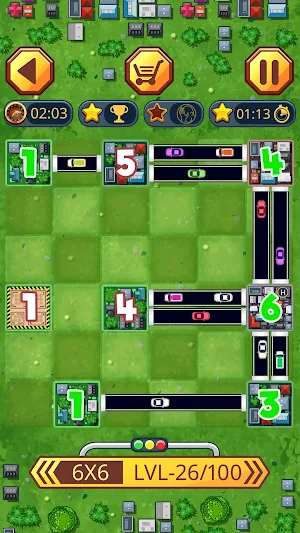 Traffic puzzle game Linky Screenshot 1