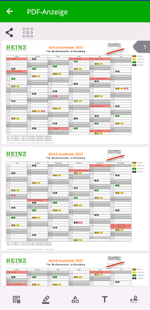 Entsorgungskalender Freising Screenshot 3