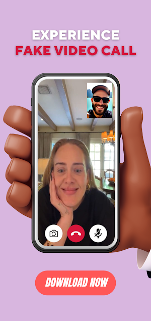 Adele Fake Video Call Screenshot 3