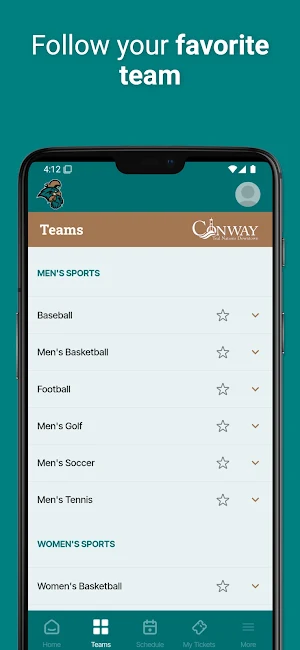 Coastal Carolina Chanticleers Screenshot 3