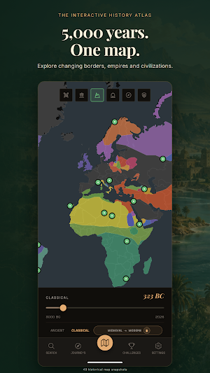 HistorIQly Map: History Atlas Screenshot 0