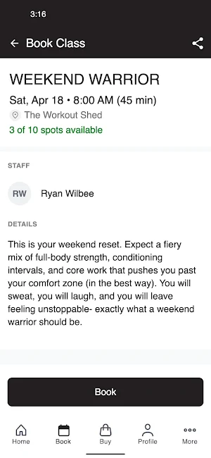 The Workout Shed Screenshot 2