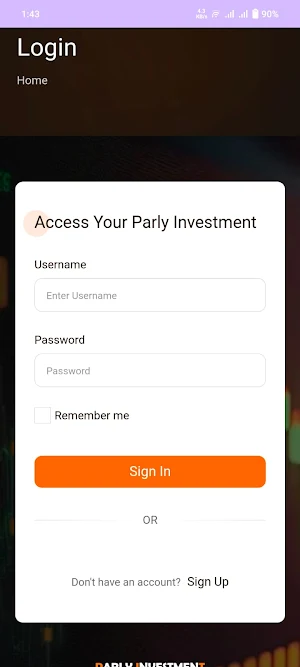 Parly Invest Screenshot 1