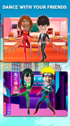Anime Yourself – Funny Face Dance Videos Screenshot 1