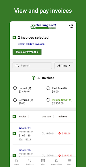 Braungardt Ag Portal Screenshot 1