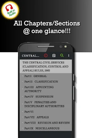 Central Civil Services (CCS CCA) Rules 1965 Screenshot 0