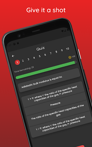 A Level Physics Quiz Screenshot 3