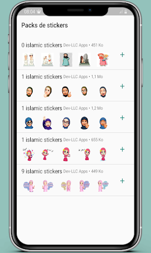 Islamic stickers girls and boy Screenshot 0