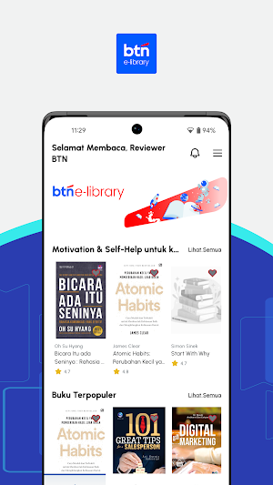 BTN e-Library Screenshot 0