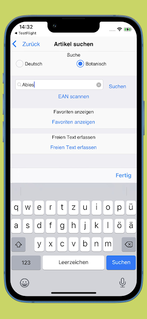 Bösen Baumschule B2B-App Screenshot 1