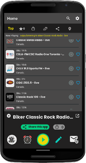 Radio Canada: Online FM Radio Screenshot 1