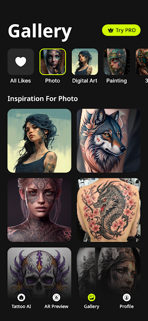 Tattoo AI - Tattoo Generator Screenshot 1