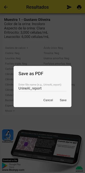 Urine AI Strip reader Screenshot 0