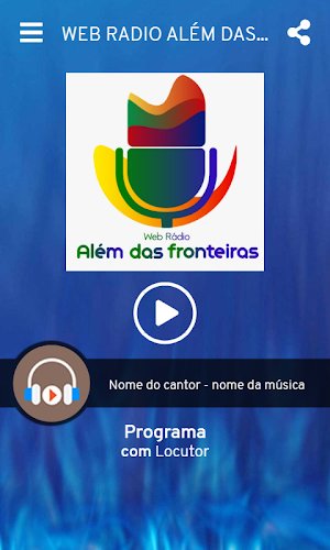 WEB RADIO ALÉM DAS FRONTEIRAS Screenshot 1