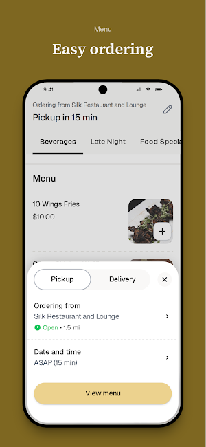 Silk Restaurant and Lounge Screenshot 2