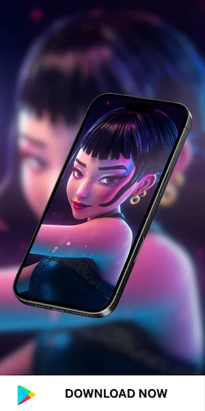 Zoey Kpop Demon Wallpaper Screenshot 1