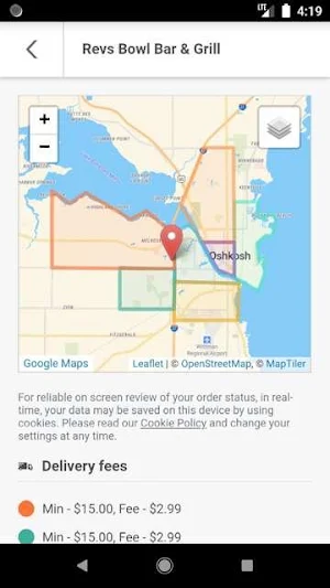 Revs Food Delivery Screenshot 3