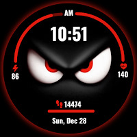 Animated Silly Smile WatchFace