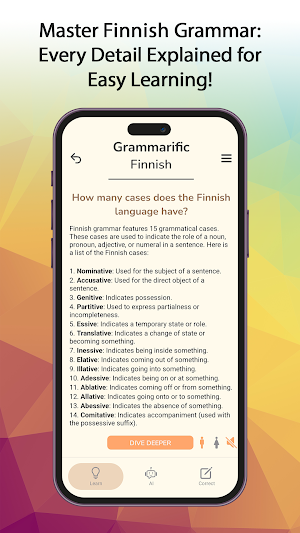 Grammarific:  Finnish Grammar Screenshot 3